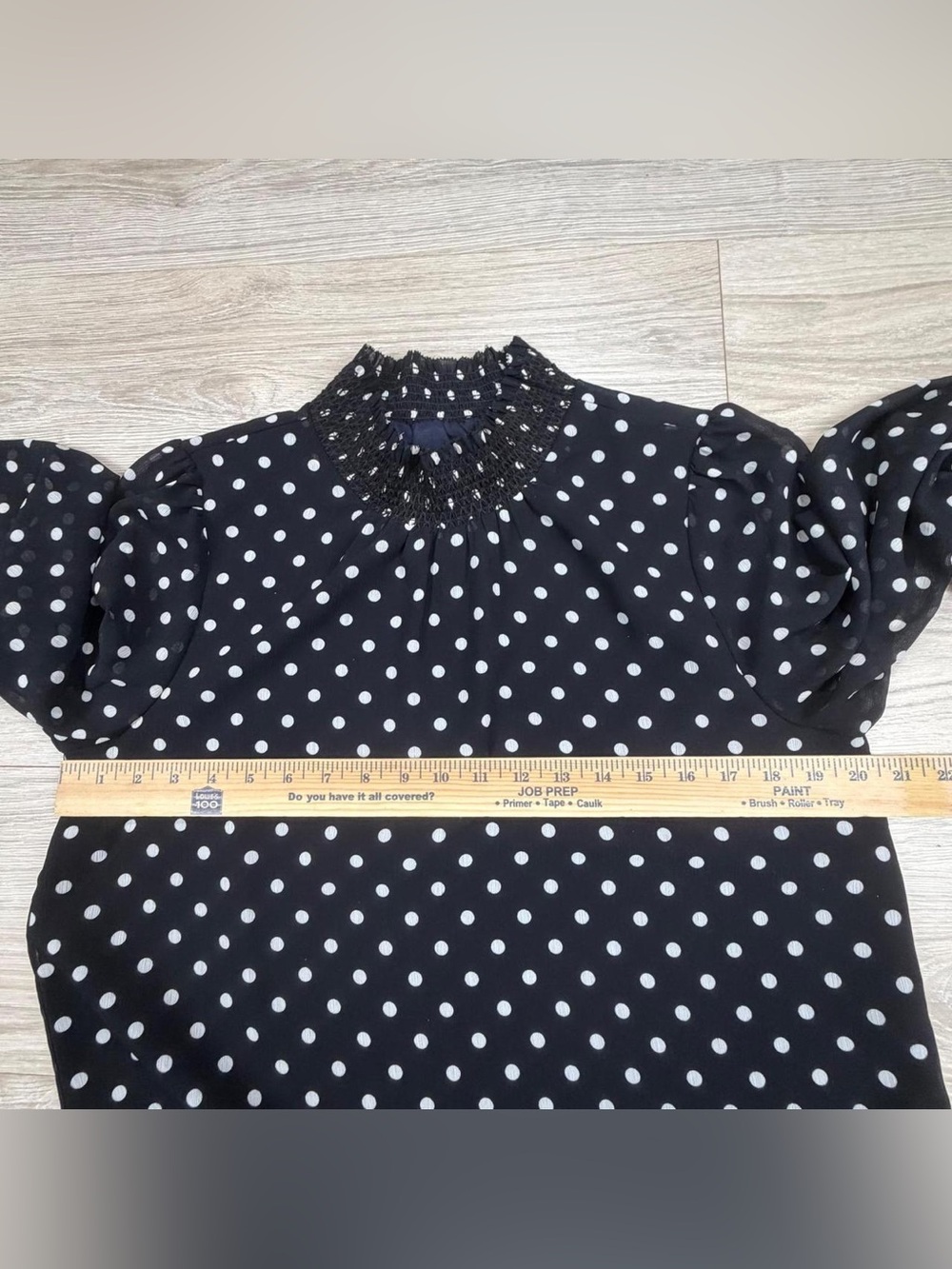J. Crew Black and White Polka Dot - Picture 7 of 7